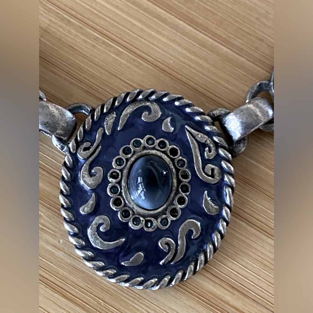Chico’s Vintage Chunky Western Statement Necklace - Picture 9 of 12